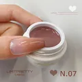 Professional potted nail art stamping gel for gradient effects in mauve pink color N.07 - No.07