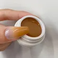 Amber brown gradient nail gel polish for professional ombre smudge effect, variant color N.08 - No.08