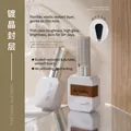 Nail reinforcing functional glue with brown leather label and silver cap bottle - Crystal Plated Top Coat