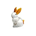 Luxe kristallen glazen konijnenfiguur met champagne oren voor elegante woondecoratie - 35mm Mini Zittend Konijn - Barnsteen