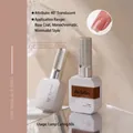 Glossy nude mauve functional nail gel polish in a white bottle - 40 Degree Nude Lotus