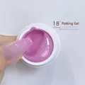 Mauve pink nail patting gel for gradient art, shade N.19 in professional cream texture - No.19