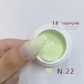 Light green nail art gradient painting gel N.22 for professional salon nail design - No.22