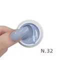 Professional light blue nail patting gel for gradient and smudge art, model number N.32 - No.32
