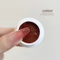 Dark red nail patting gel in pot for professional gradient nail art effects, color N.44 - No.44