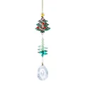 Attrape-soleil étincelant en cristal en forme de sapin de Noël pour jardin et décoration - Pendentif Attrape-Soleil Grand Sapin
