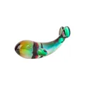 Moderna figurita de ballena de cristal iridiscente para decoración de hogar y oficina - 90 Ballena / 90*41*27mm / Multicolor