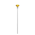 Bastoncino decorativo da giardino con diamante in cristallo giallo ambra per vasi - Forma di diamante / Ambra