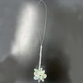 Ciondolo girasole in cristallo fatto a mano con finitura iridescente AB - Piccoli Fiori
