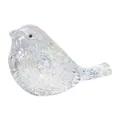 Iridescent crystal bird figurine elegant glass animal ornament for luxury home decor - Simulated Bird Figurine / AB Color