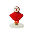 Figurine Petit Chaperon Rouge en verre fait main avec base ronde pour bureau - Le Petit Chaperon Rouge A