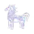 Figurine de cheval en cristal iridescent moderne pour décoration de luxe de salon - Little pony--ab color 60*16.5*50mm25g