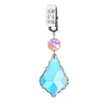 Poids de nappe élégant avec pendentif en cristal AB bleu clair pour décoration de table - Tablecloth clip ab color--50 single-sided maple leaves about 10cm25g