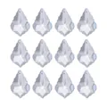 Vue détaillée de pendentifs en cristal facetté de 38 mm en forme de feuille d'érable - Feuille d'Érable Double Face 38mm