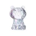 Squisita statuetta di tigre dello zodiaco in cristallo con finitura arcobaleno - Tigre (Tiger) / 40.5*54*57mm (84g) / Colore AB (Cangiante)