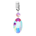 Poids de nappe en cristal AB avec clip en acier inoxydable pour décor de mariage - Tablecloth clip ab color--50 earrings about 10cm25g