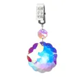 Poids de nappe avec pendentif en cristal irisé AB facetté pour décoration de table à manger - Pendentif Fleur de Prunier / 45mm Plum Blossom (Approx 10CM Length) / Couleur AB