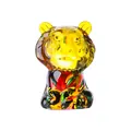 Kleurrijk kristallen dierenriem tijgerfiguur met levendige wervelpatronen voor decoratie - Tijger (Tiger) / 40.5*54*57mm (84g) / Veelkleurig