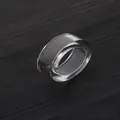 Eleganter transparenter Kristall-Serviettenring für Hotel- und Restauranttische - 65mm Ovaler Stil