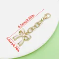 Süße rosa Schleife Legierung Kette für Becher und Schlüssel, 6,5 cm Länge Maße - Schleifen-Anhänger (ER2343) / 1.8x6.5cm / Rosa