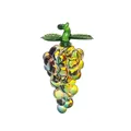 Schillernde Kristallglas Traubenfigur Ornament für luxuriöse Schreibtisch Dekoration - Mini-Traubenform / 48*40*93mm / bunt