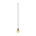 Amber crystal ball fan pull chain extension with coffee-colored metal bead chain - Single Flat Ball Fan Pull Chain / Gold