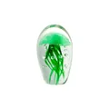 Presse-papiers méduse en verre vert pour décoration de bureau - Grand Style de Méduse / Vert Fruit