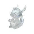 Detailansicht einer irisierenden Kristalldrachen-Figur für elegante Heimbüro-Dekoration - L / Kleiner Drache / AB-Farbe