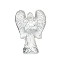 Elegante statuetta di angelo in cristallo trasparente per decorazioni da tavolo moderne - Forma Angelo In Preghiera / Trasparente