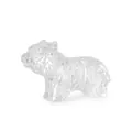 Elegante statuina di tigre in cristallo trasparente scultura zodiaco cinese regalo - Trasparente / 73x32x48mm