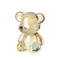 Statuetta di orsetto in cristallo champagne iridescente per eleganti decori e regali. - Orso Champagne