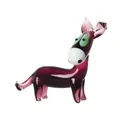 Detailed view of a handmade purple glass donkey figurine with translucent finish - 63*28*61mm 29g / Large Violet Donkey