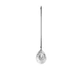 Eleganter facettierter Tropfenkristall-Anhänger Sonnenfänger mit schwarzer Aufhängeschnur - 50mm Longan Form (5604000707116)