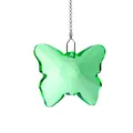 Élégant pendentif papillon en cristal vert attrape-soleil pour décoration de jardin - Papillon (Vert Fruit) / Chaîne BL