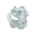 Iridescent crystal dragon figurine with rainbow pearl finish glass ornament - AB Color Cartoon Dragon