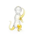 Élégante figurine de singe en verre ambré et transparent pour décoration du zodiaque - Zodiaque Chinois - Singe