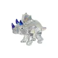 Handgemaakt iriserend kristalglas triceratops dinosaurusbeeldje voor decoratie - Triceratops Figurine