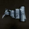 Cuatro anchos de cintas de seda azul polvoriento con bordes deshilachados DIY - Estilo (#3041) / 2cm x 5 Yards / Azul grisáceo
