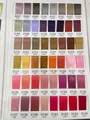 Professional satin ribbon color swatch card for gift packaging and DIY wedding decorations - 1.2cm*100 Yards