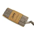 Premium 1cm taupe single-sided velvet ribbon for DIY crafts and gift box wrapping decoration. - Flocked Ribbon (7707#) / 1cm x 5 Yards / Taupe