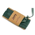 Premium dark green 1cm velvet ribbon for luxury gift wrapping and DIY craft projects - Flocked Ribbon (3142#) / 1cm x 5 Yards / Dark Green