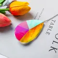 Grote iriserende kristallen zonnevanger in druppelvorm voor huis- en tuindecoratie DIY - AB Kleur Peervorm (76mm)