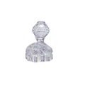 Statuina di cobra in cristallo iridescente con base di monete portafortuna per casa - Cobra con Base / 57*50*81mm / Aurora boreale
