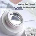 Gel à ongles métallique argenté brillant avec effet miroir pour manucure - Argent Miroir Métallique