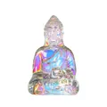 Iriserende kristallen Boeddha-beeld voor moderne zen-decoratie op het bureau huis - Tathagata Boeddha (AB-kleur) / Gemiddeld (72*44*108mm)