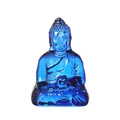 Translucent blauw kristallen Boeddhabeeldje voor moderne decoratie - Tathagata Boeddha (Blauw) / Gemiddeld (72*44*108mm)
