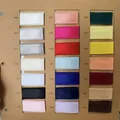 Comprehensive color chart for scalloped edge polyester ribbons for DIY crafts and gift wrap - 3.8cm x 50 Yards