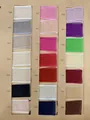Professional organza ribbon color swatch chart for floral packaging bows and crafts - 2.5cm*100 Yards / White (Color 000)