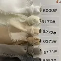 Fringed chiffon ribbon assortment for handmade wedding bouquets and craft projects - Chiffon Ribbon (6170)