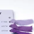 Handmade frayed cotton ribbons in purple shades for floral and wedding decor - Deep Purple (6935#) / 4cm x 5 Yards
